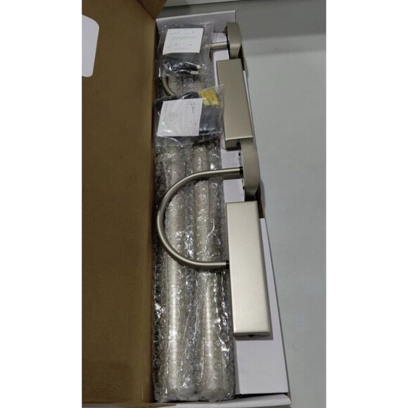 Wireless Picture Lights Rechargeable Battery Remote Dimmable Timer Metal 2 Pack - Picture 4 of 5